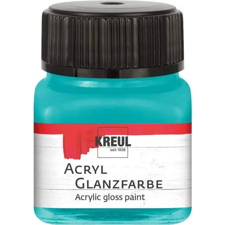 KREUL Acryl Glanzfarbe Türkis 20 ml