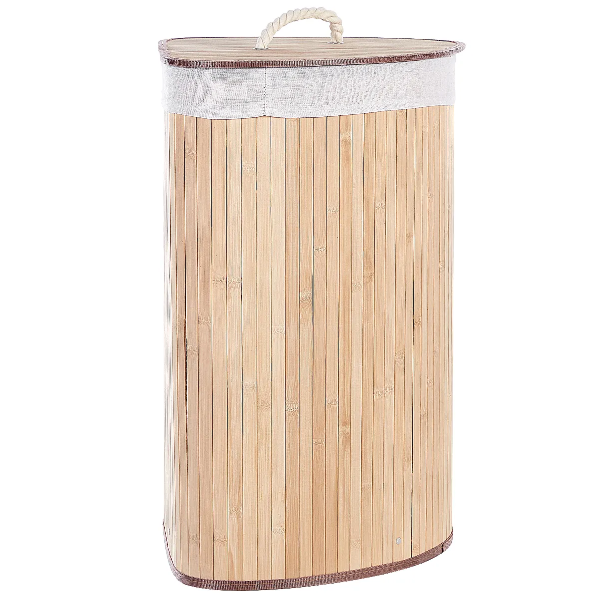 Beliani MATARA - Panier en bambou marron clair