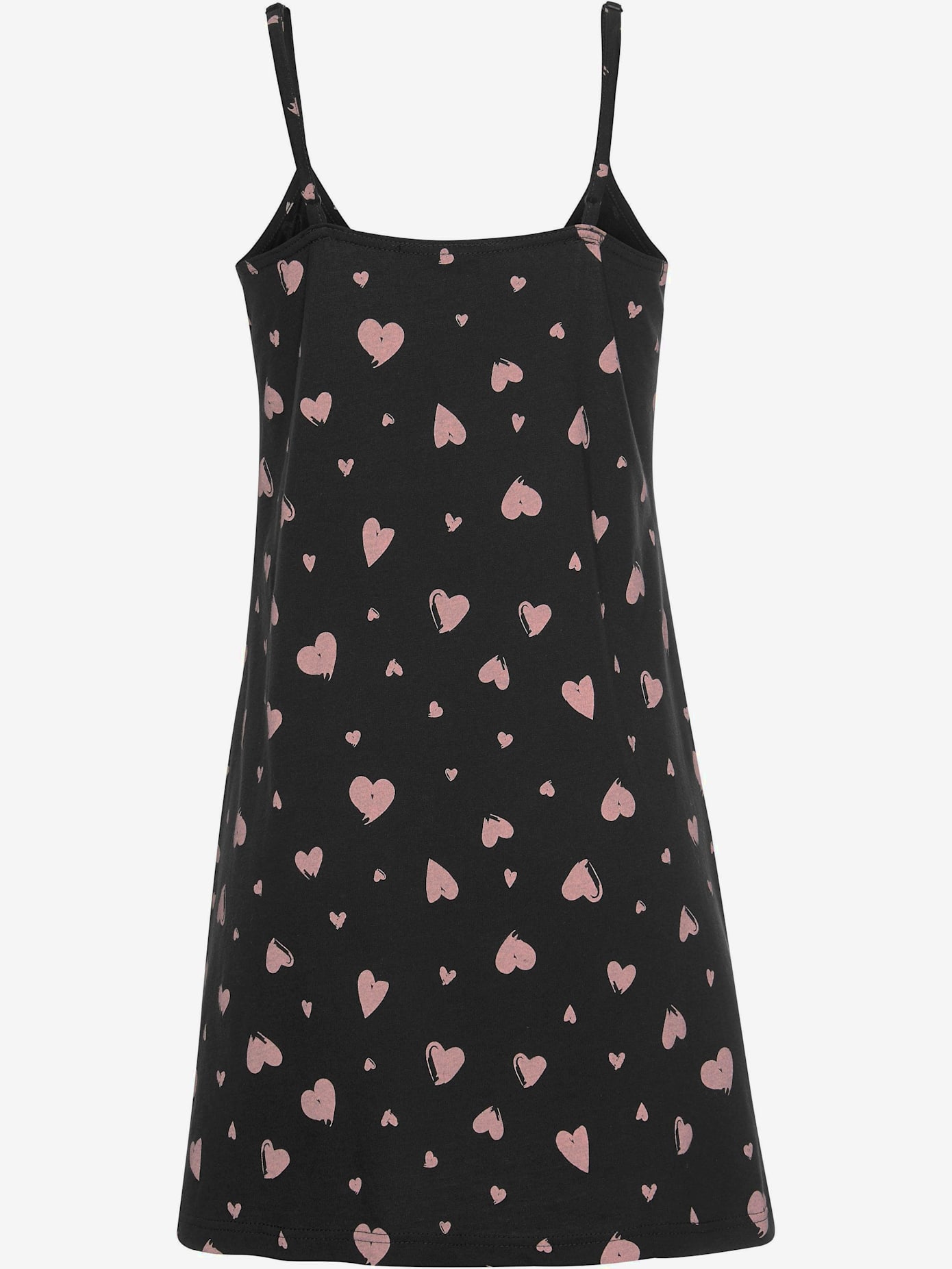 Déshabillé chemise de nuit avec imprimé cœur