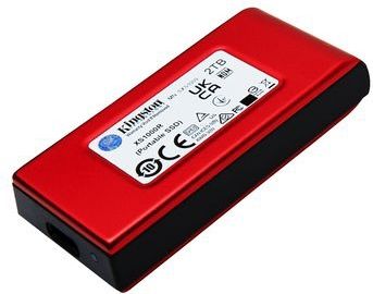 Kingston Technology 2TB XS1000 Red External USB Gen 2 Draagbare Solid State Drive
