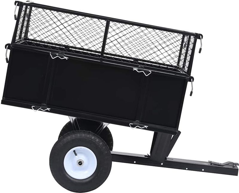 Tuinaanhanger - Zwart - Staal - Draagvermogen 150 kg