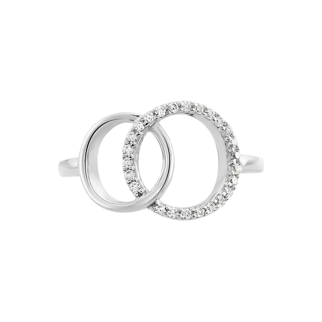 Bague Isabel Argent Blanc Oxyde De Zirconium
