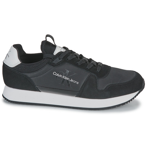 Calvin Klein Jeans - RETRO RUNNER LACEUP REFL - Noir