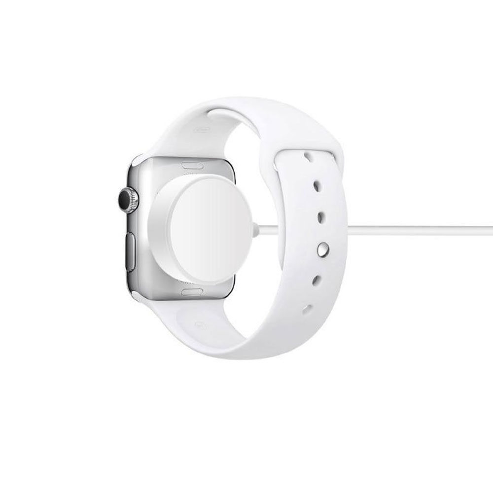 (1m) Apple Watch Magnetisches Original Ladekabel auf USB (MKLG2AM/A) - Weiss