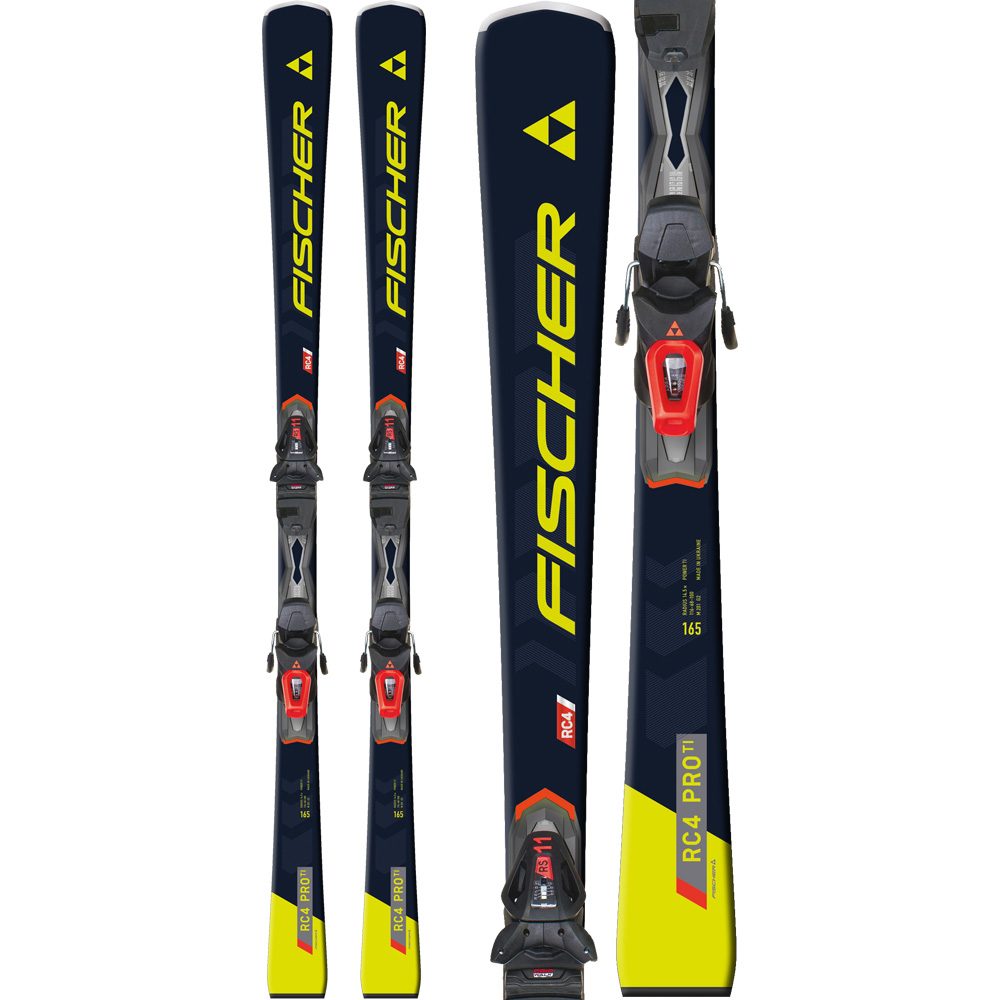 Fischer RC4 PRO TI 23/24 Ski inkl. RS11 GripWalk® Powerrail Bindung