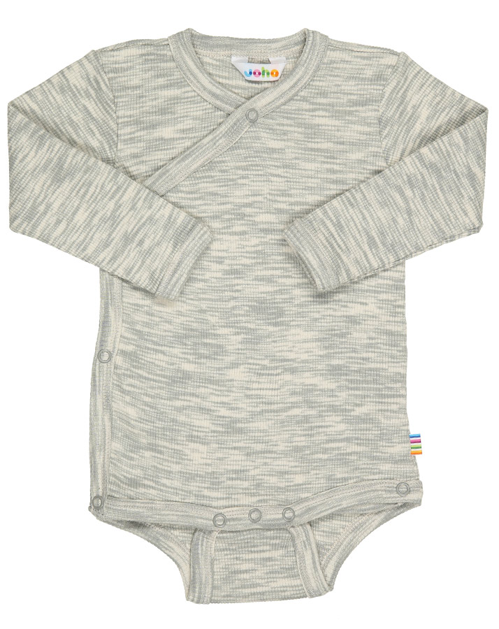 Wickel-Body BASIC MELANGE in grau