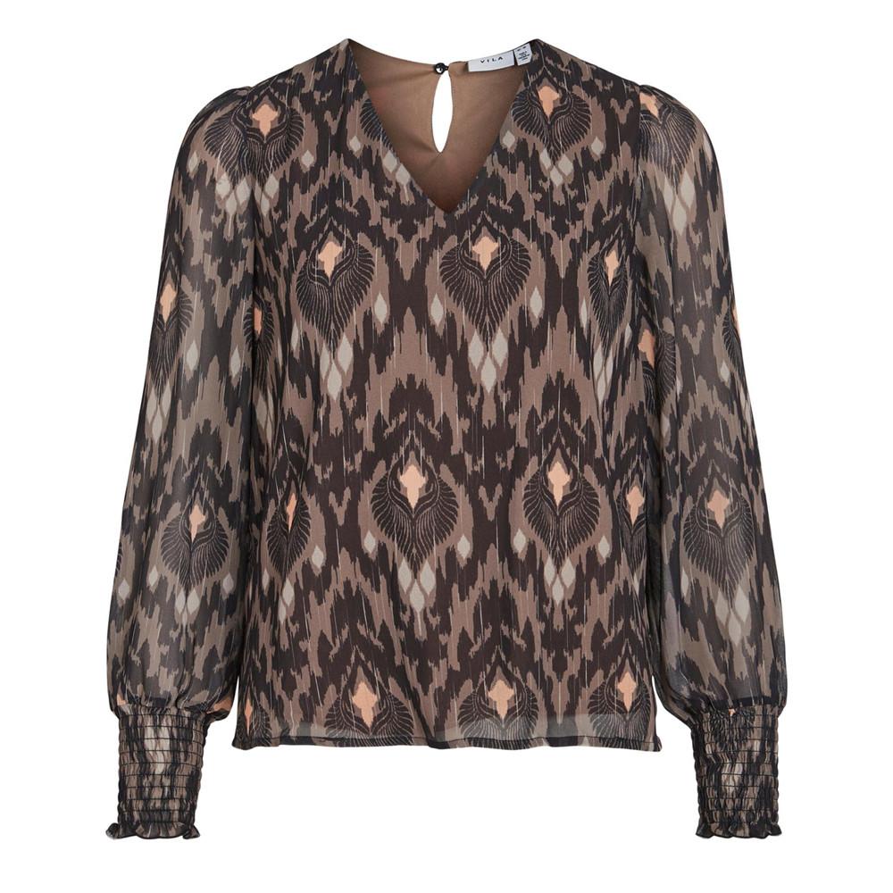 Vila Blouse Marron Femme Vila Vimary