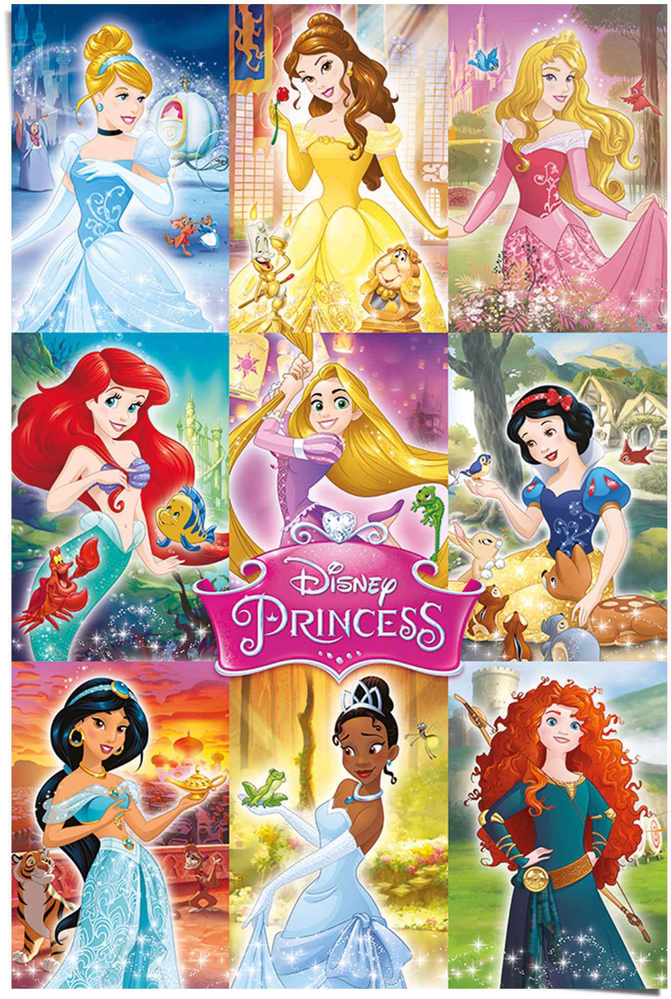 Reinders! Poster »Disney`s Prinzessinnen  Kollage« 1 Stk. tlg.