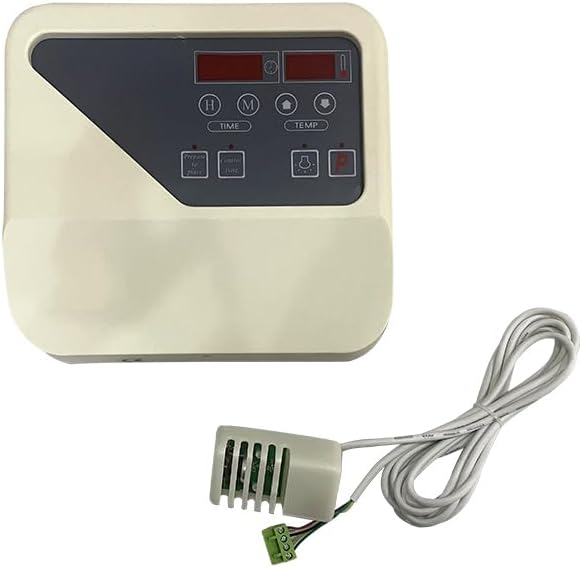 Saunaofen Thermolux 6KW mit Touch-Controller Gunmetal, Finnischer Elektro-Heizgerät Saunaheizung