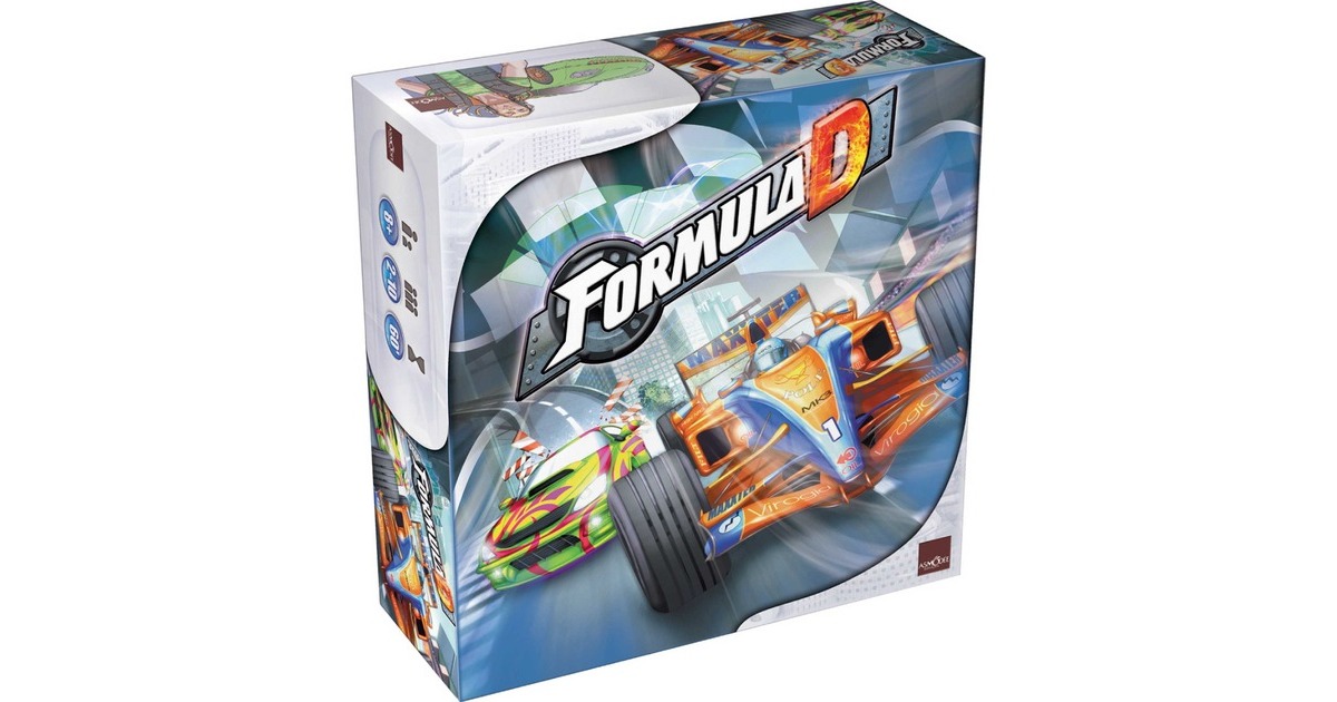 AsmodeeFormula D Bordspel  (Engels, 2 - 10 spelers, 60 minuten, Vanaf 8 jaar)