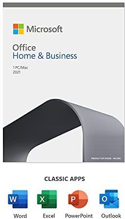 Microsoft Office Home and Business 2021 BoxPack BoxPack (T5D-03511) (T5D03511) Zwart