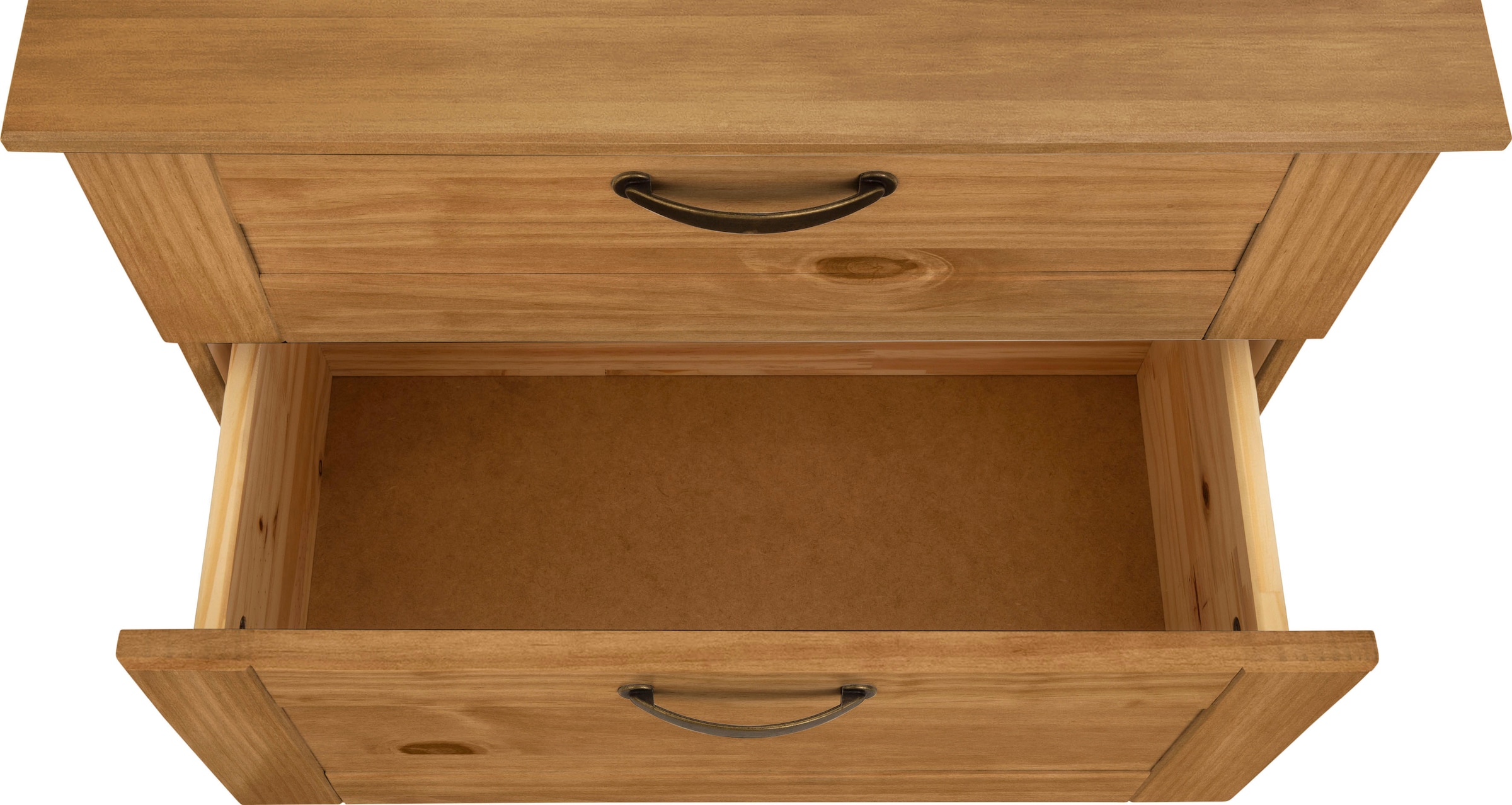 Home affaire Waschbeckenunterschrank »Rodby« FSC®-zertifiziertes Massivholz, Griffe Metall, Breite 60cm, Höhe 55cm