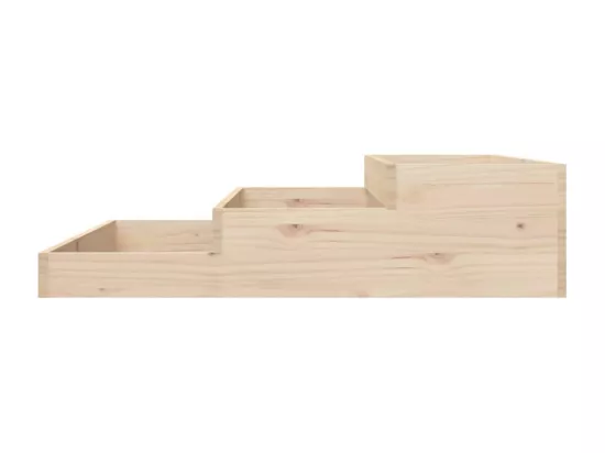 Jardinière 107x107x27 cm Bois massif de pin