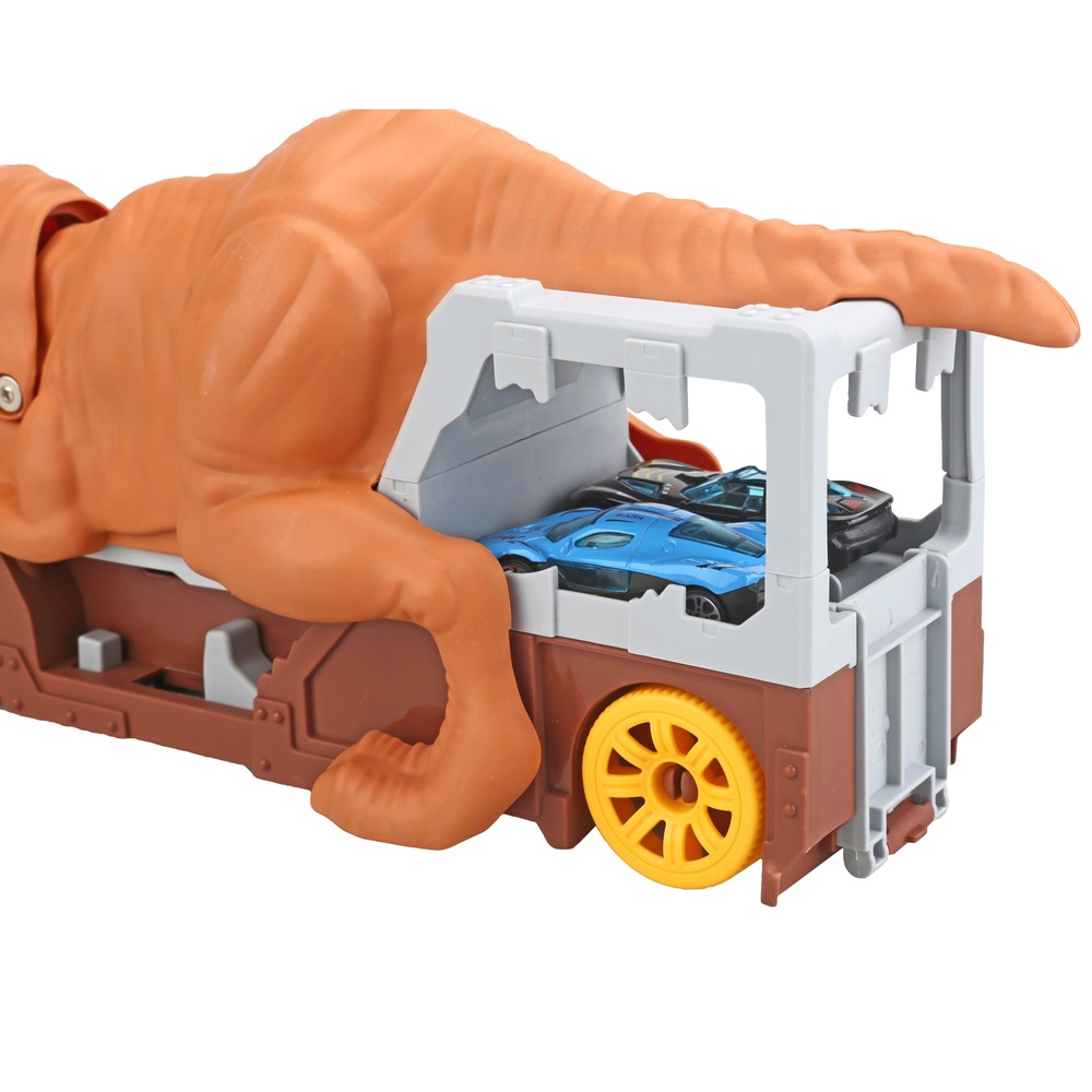 Super Wheelz Licht- und Sound-Dino-Autotransporter