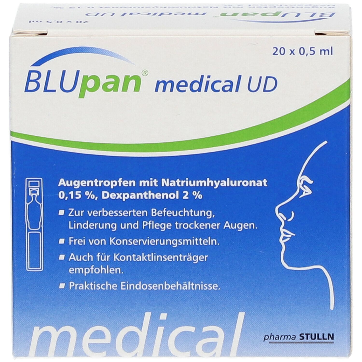 BLUpan® medical UD Augentropfen