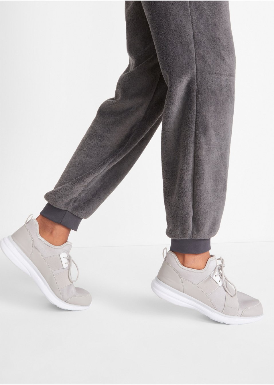Pantalon de jogging en polaire avec bordures