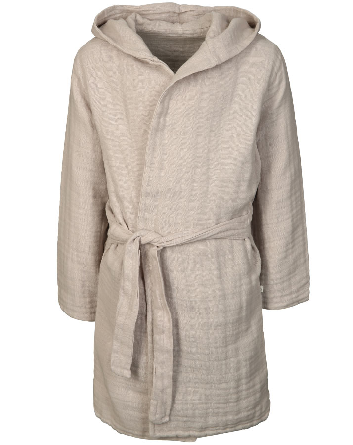 Bademantel MUSLIN in grau