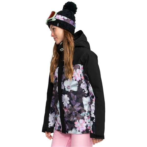 Veste de ski ROXY GALAXY SNJT TRUE BLACK BLURRY FLOWER
