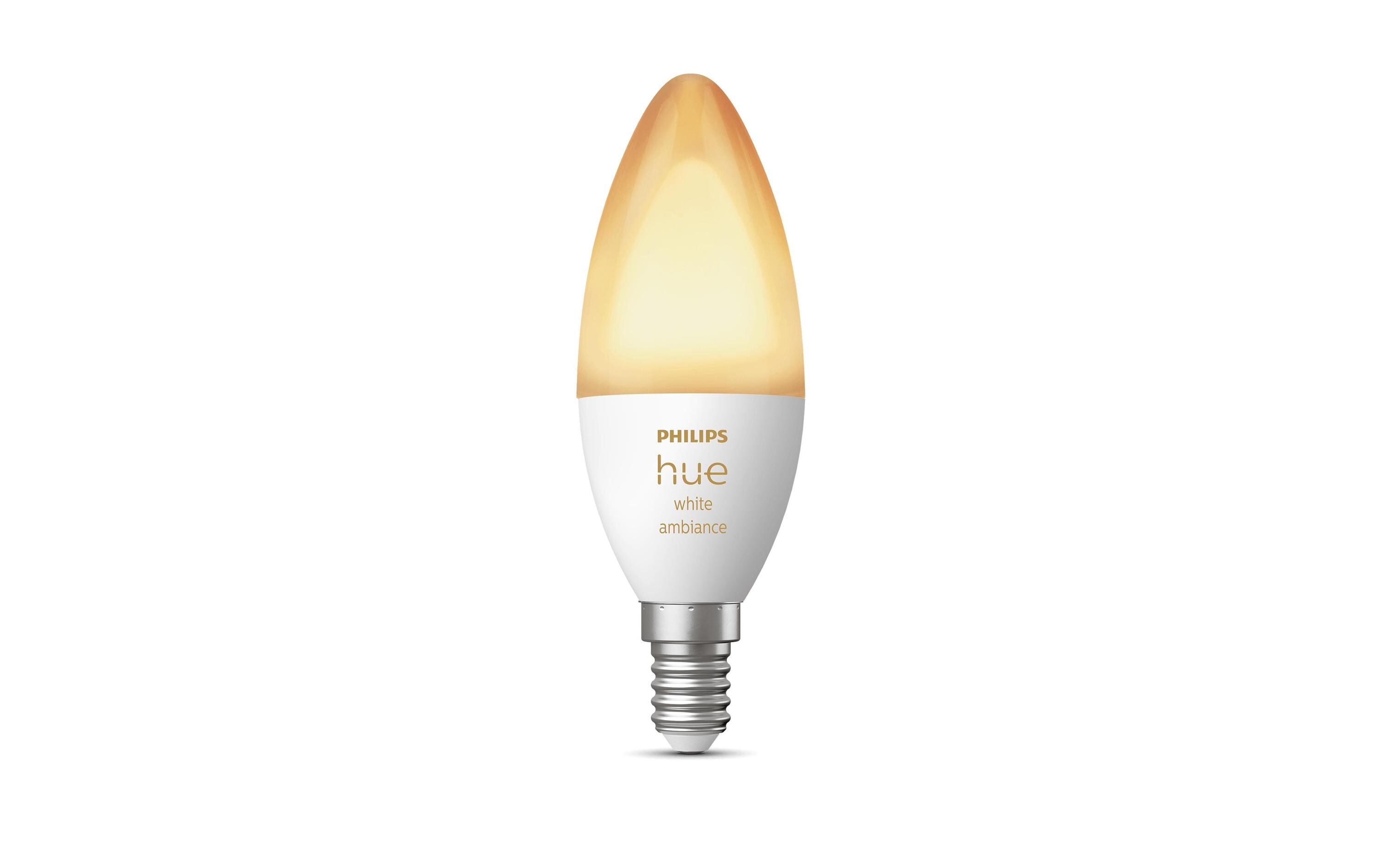 Leuchtmittel White Amb. Einzelpack E14 320 lmPer Bluetooth steuerbares Hue E14-Leuchtmittel