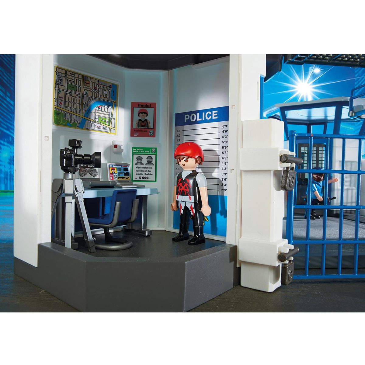 Commissariat de police avec prison Playmobil City Action 6919