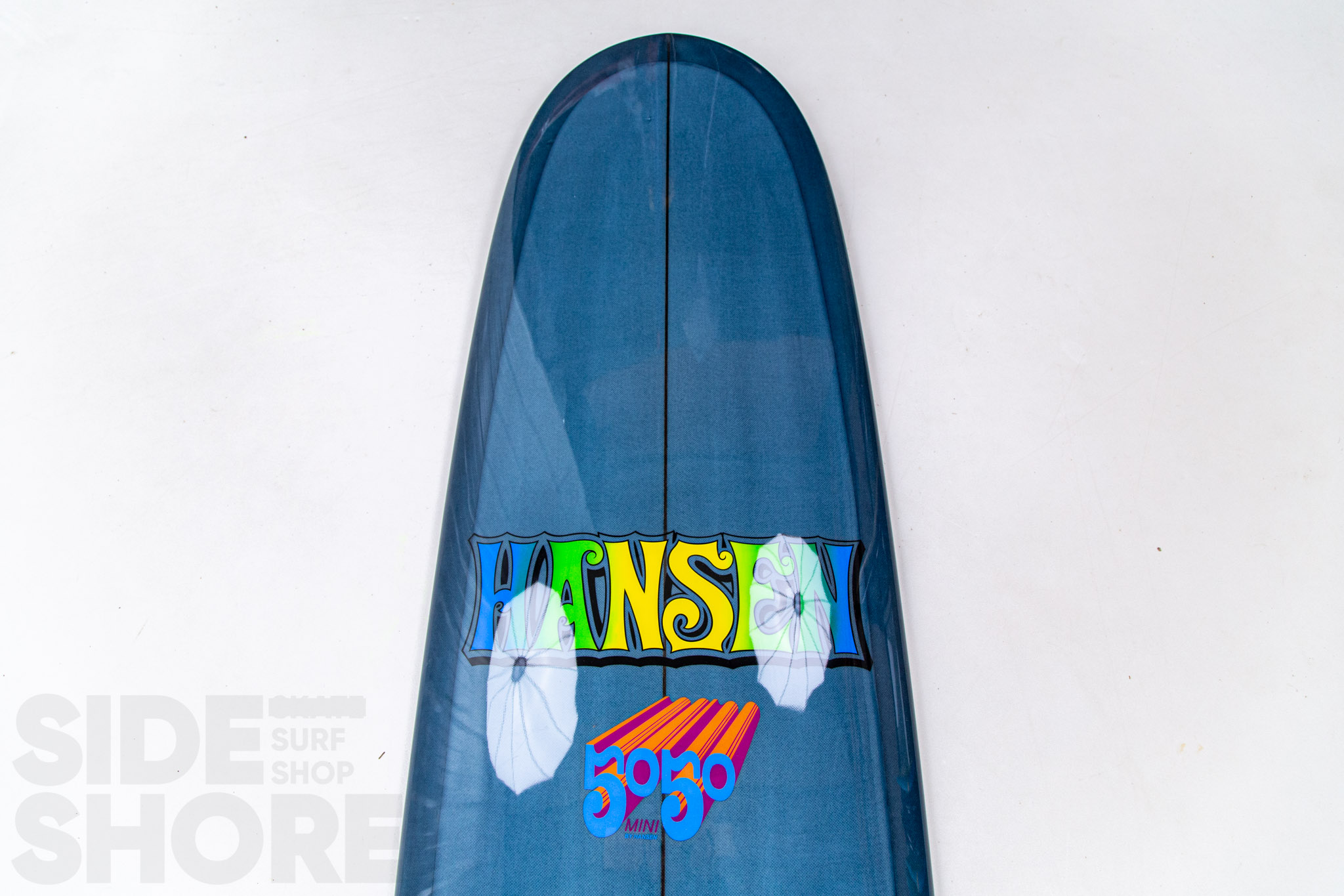 Hansen Surfboards 50-50 Mini - Blue/Grey   Polish - 7'8 x 22 1/2