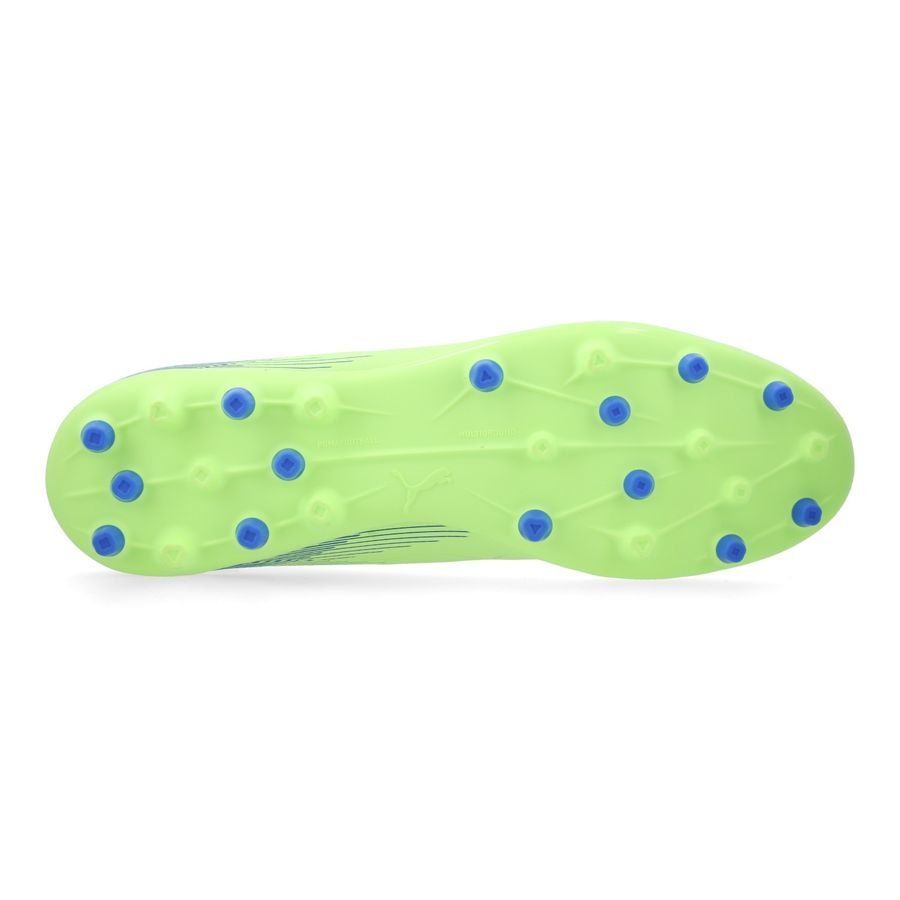 PUMA Ultra 5 Play MG Lights Out - Fizzy Apple/Blanc/Bleu
