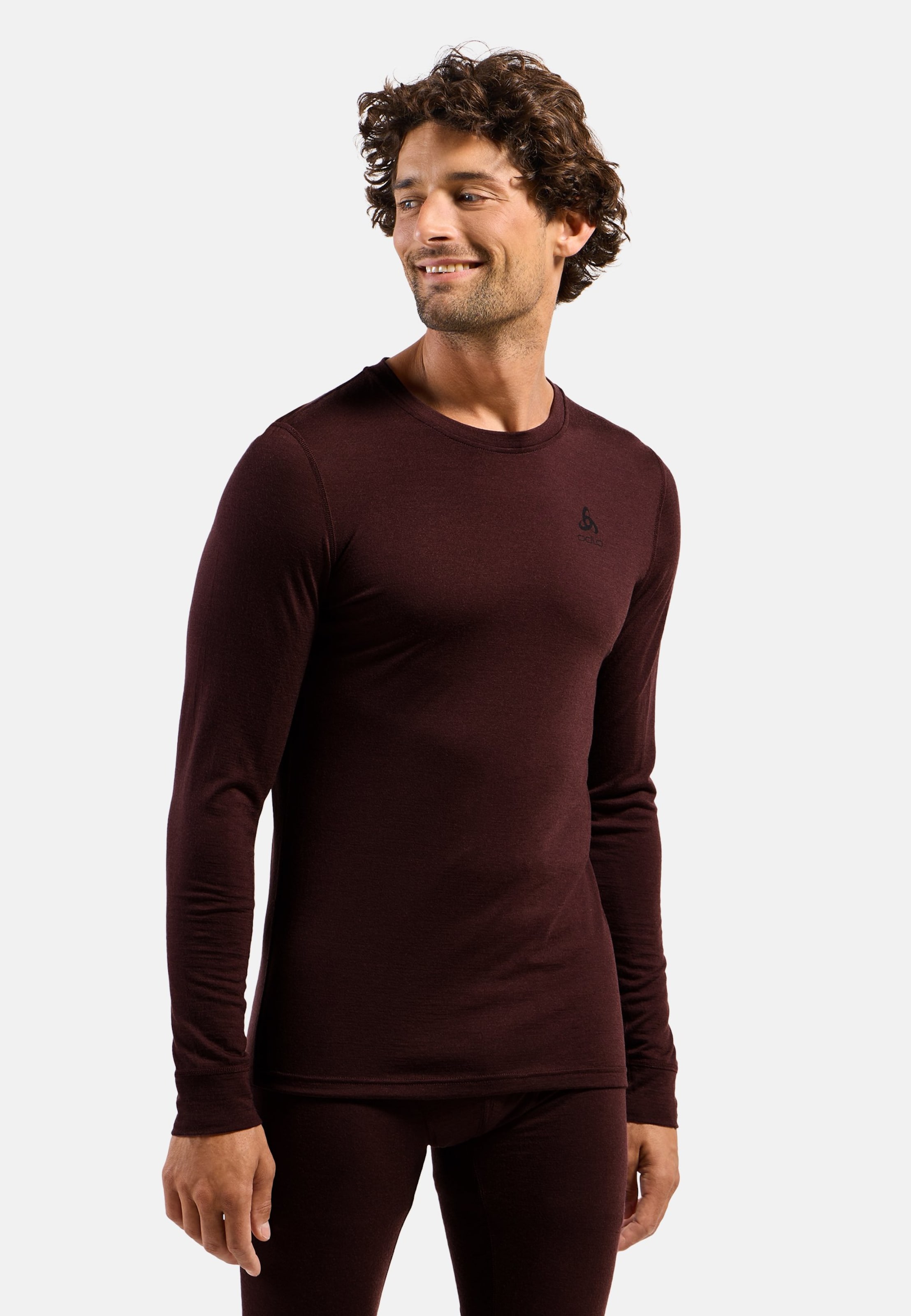 Natural Merino 200 Base Layer Langarmshirt in fudge