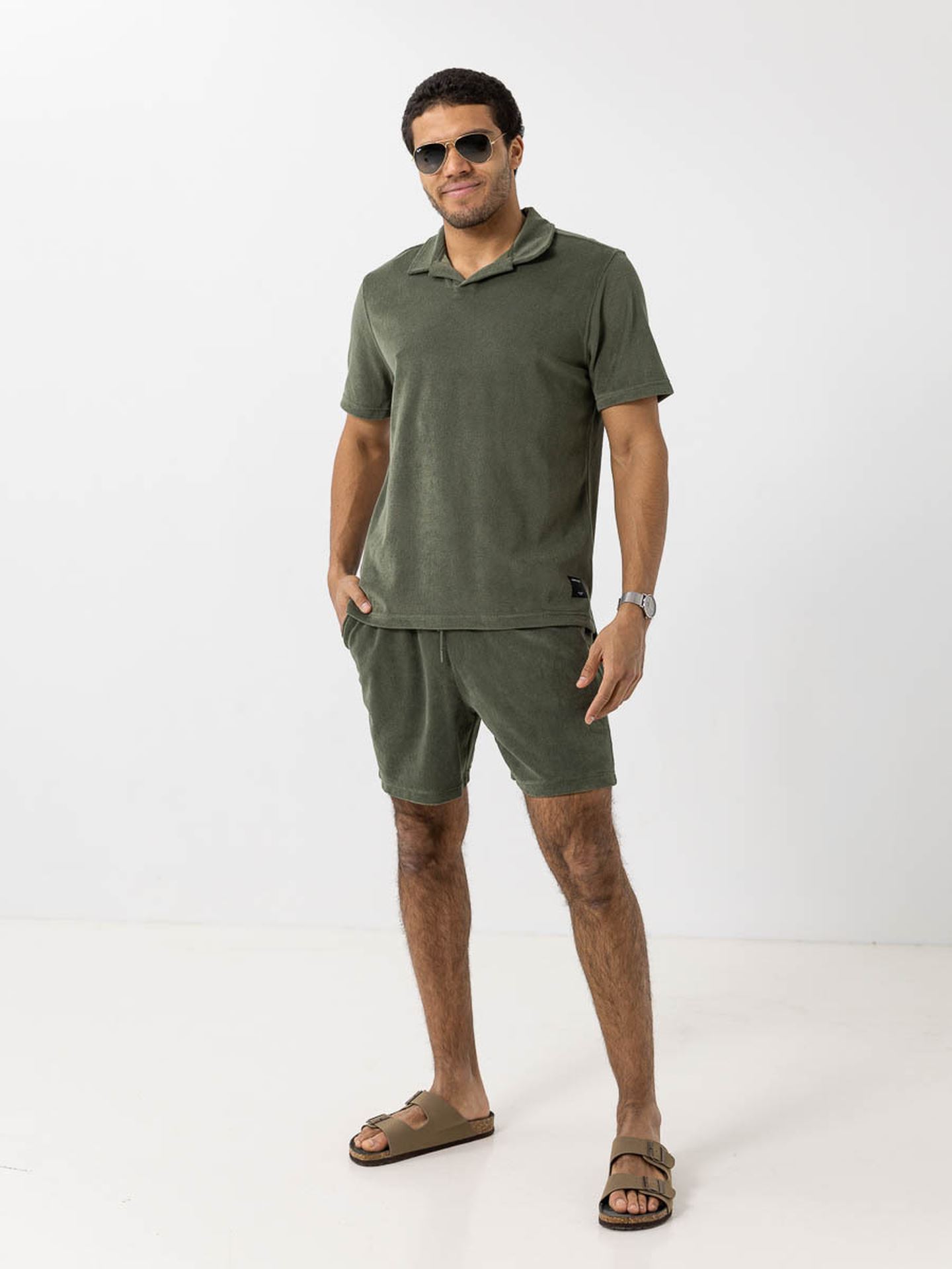 Borg Toweling Polo