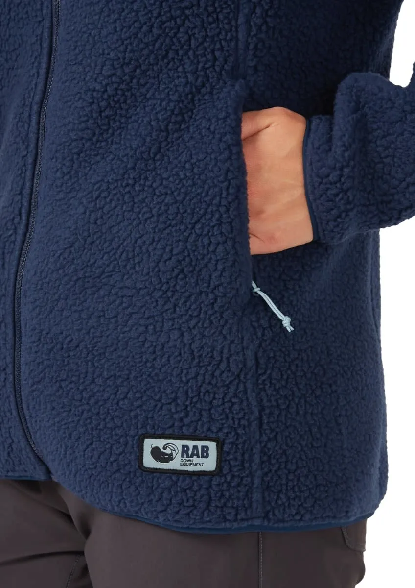 Rab Shearling Hoody Wmns Deep Ink