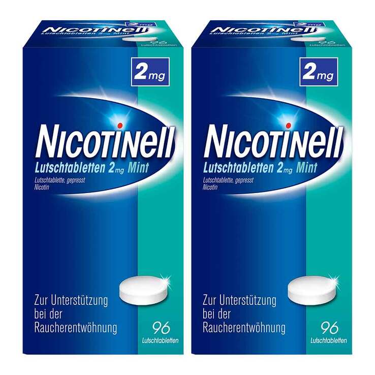 NICOTINELL Lutschtabletten 2 mg Mint , 2x96 St