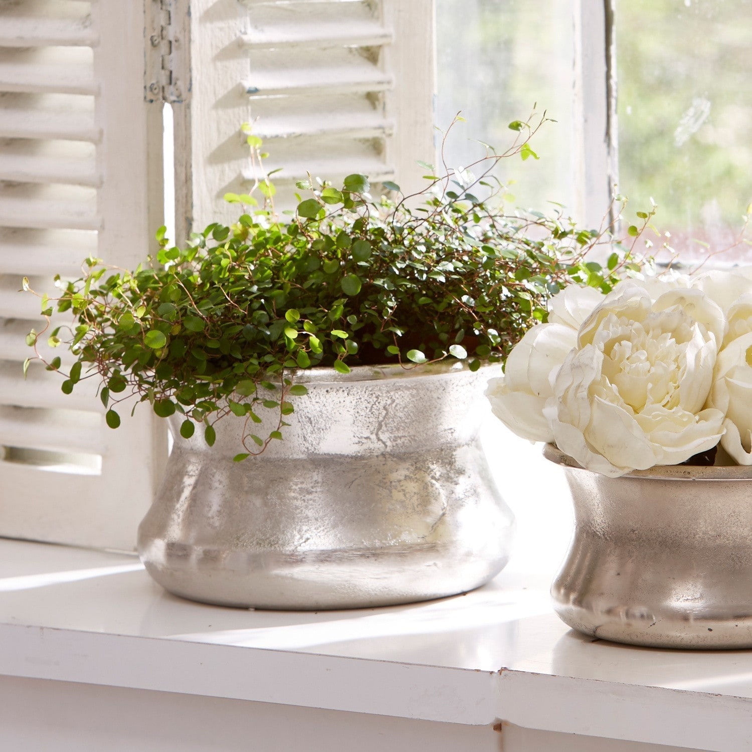 Vase Fullerton 15/26 cm | antiksilber