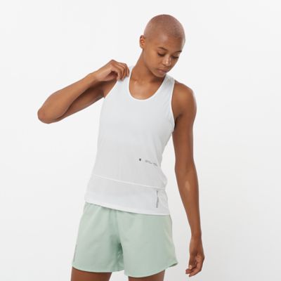 SalomonCross Run Tank GFX - weiß