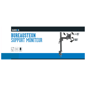 Handson monitorbeugel bureausteun 2-zijdig verstelbaar