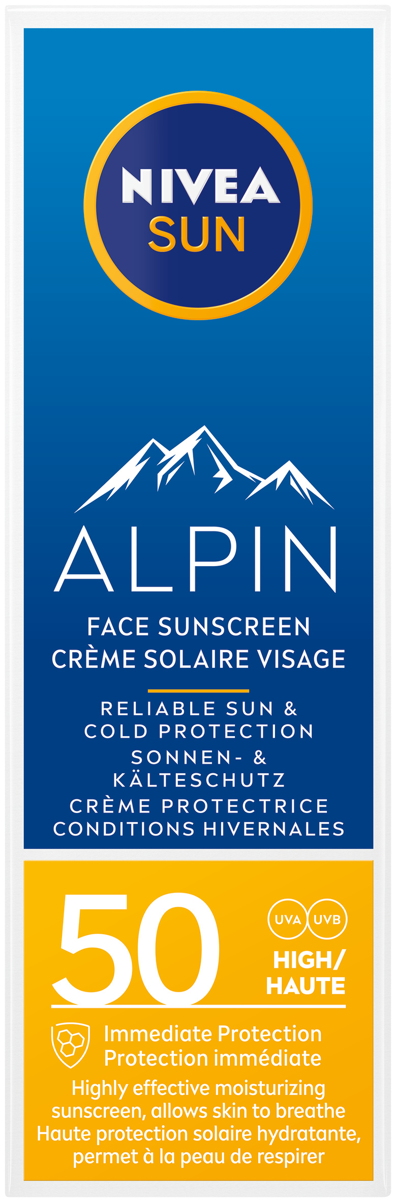 Nivea SUN Alpin<br>50 ml, LSF50