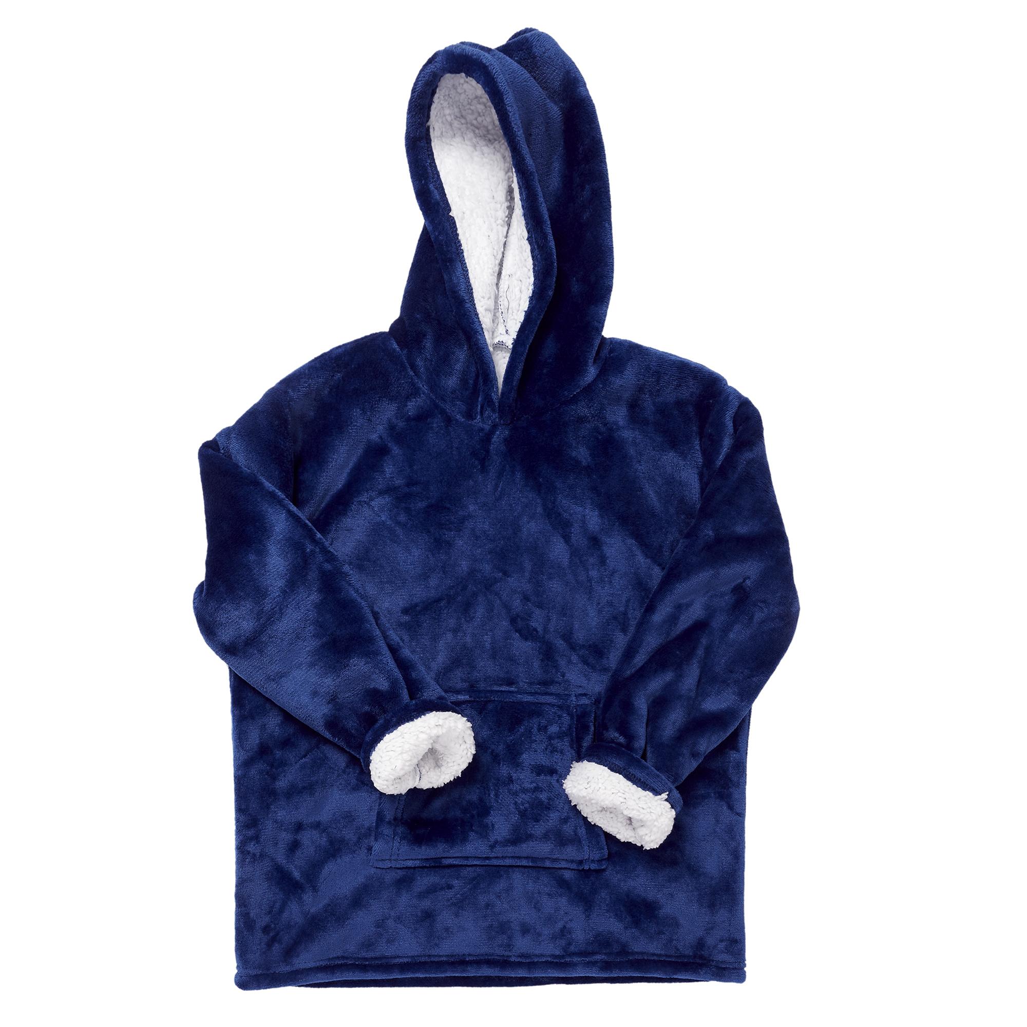 SWEAT A CAPUCHE ENFANT BLEU