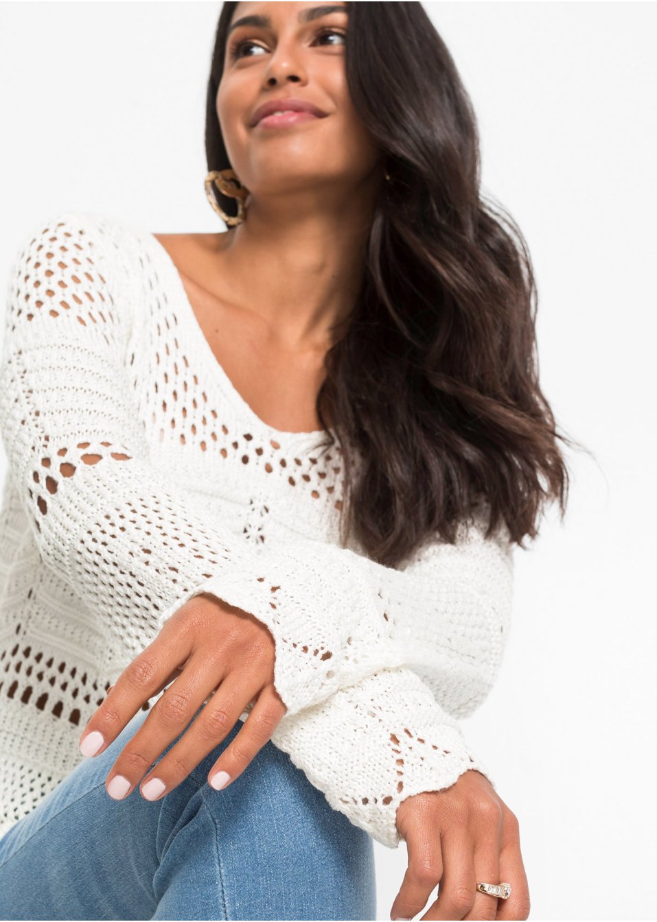Pull ajouré