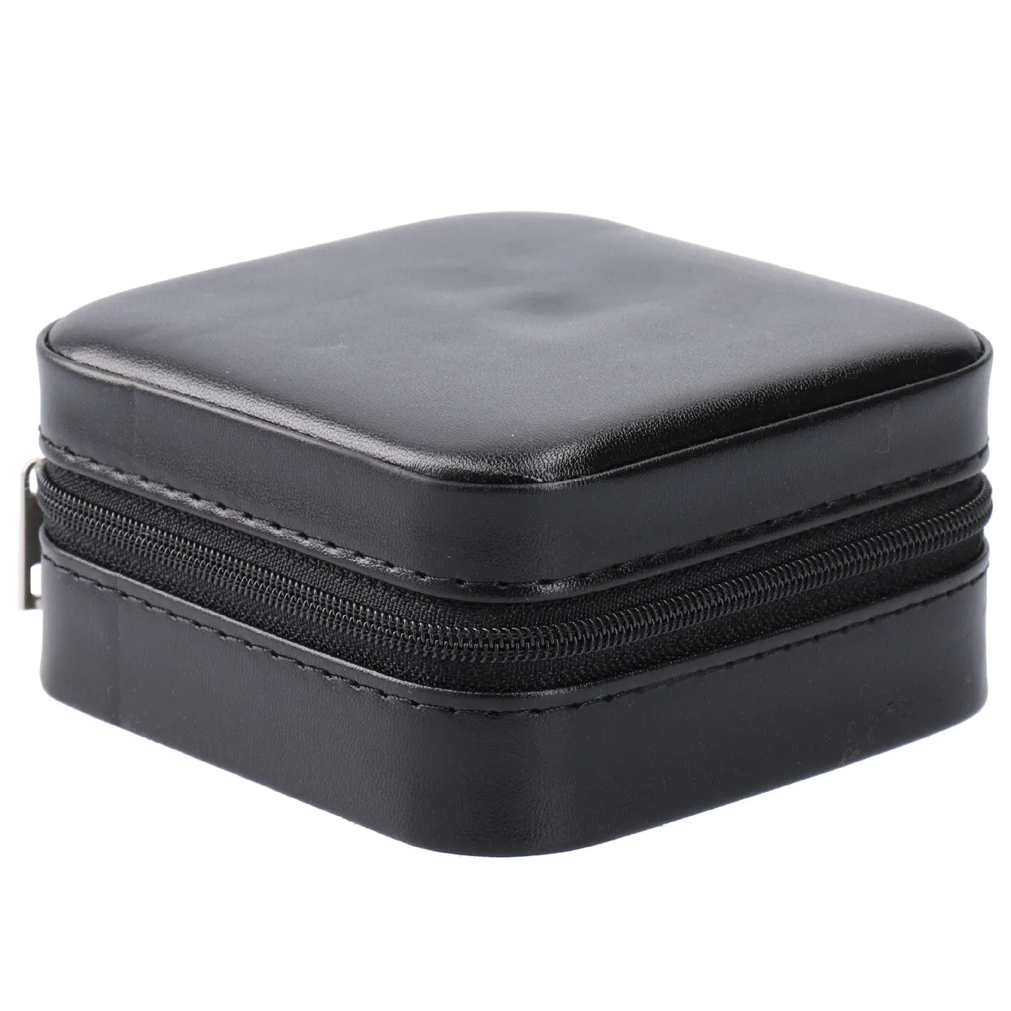 Schmuckbox, schwarz, 9 x 9 cm