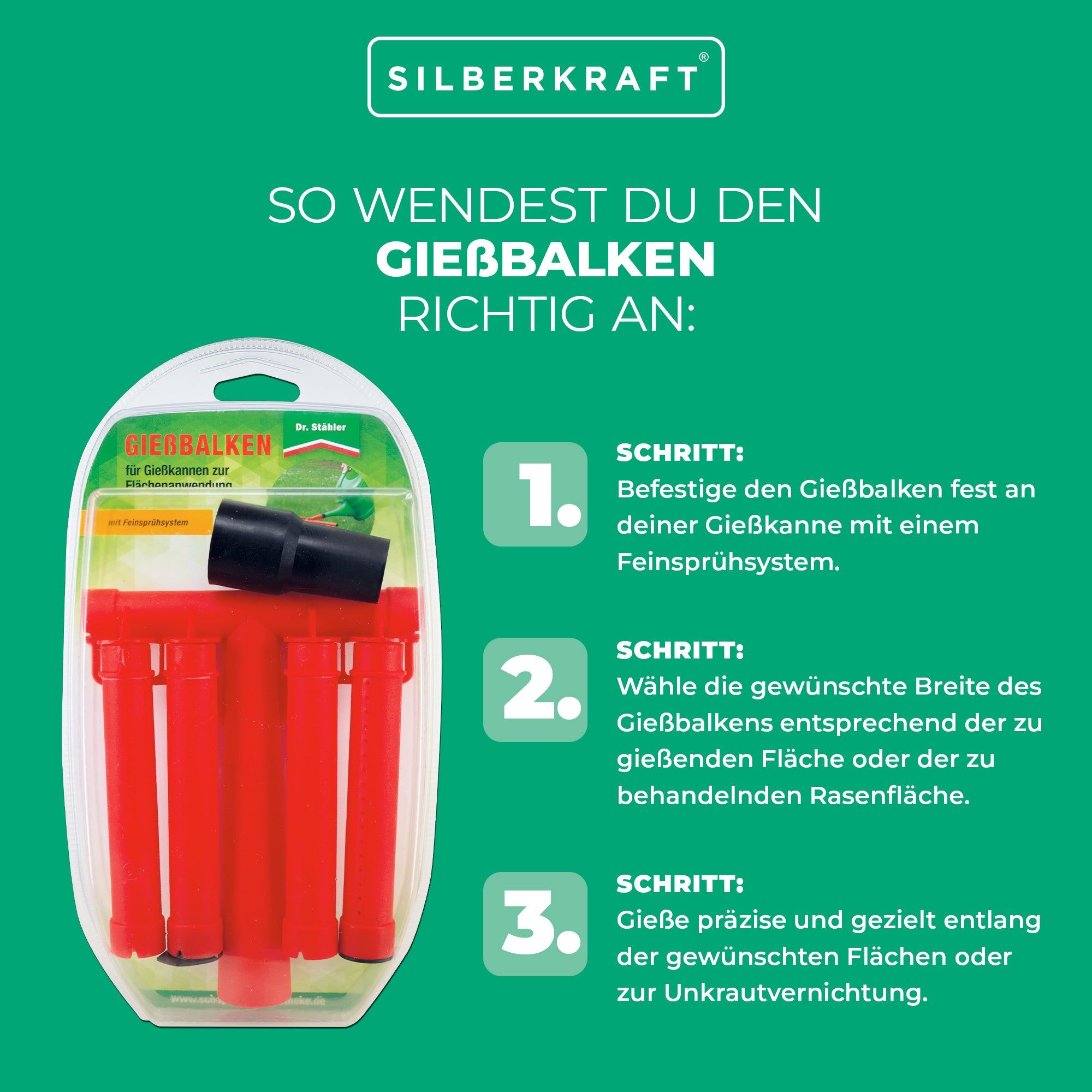 SILBERKRAFT Gießbalken