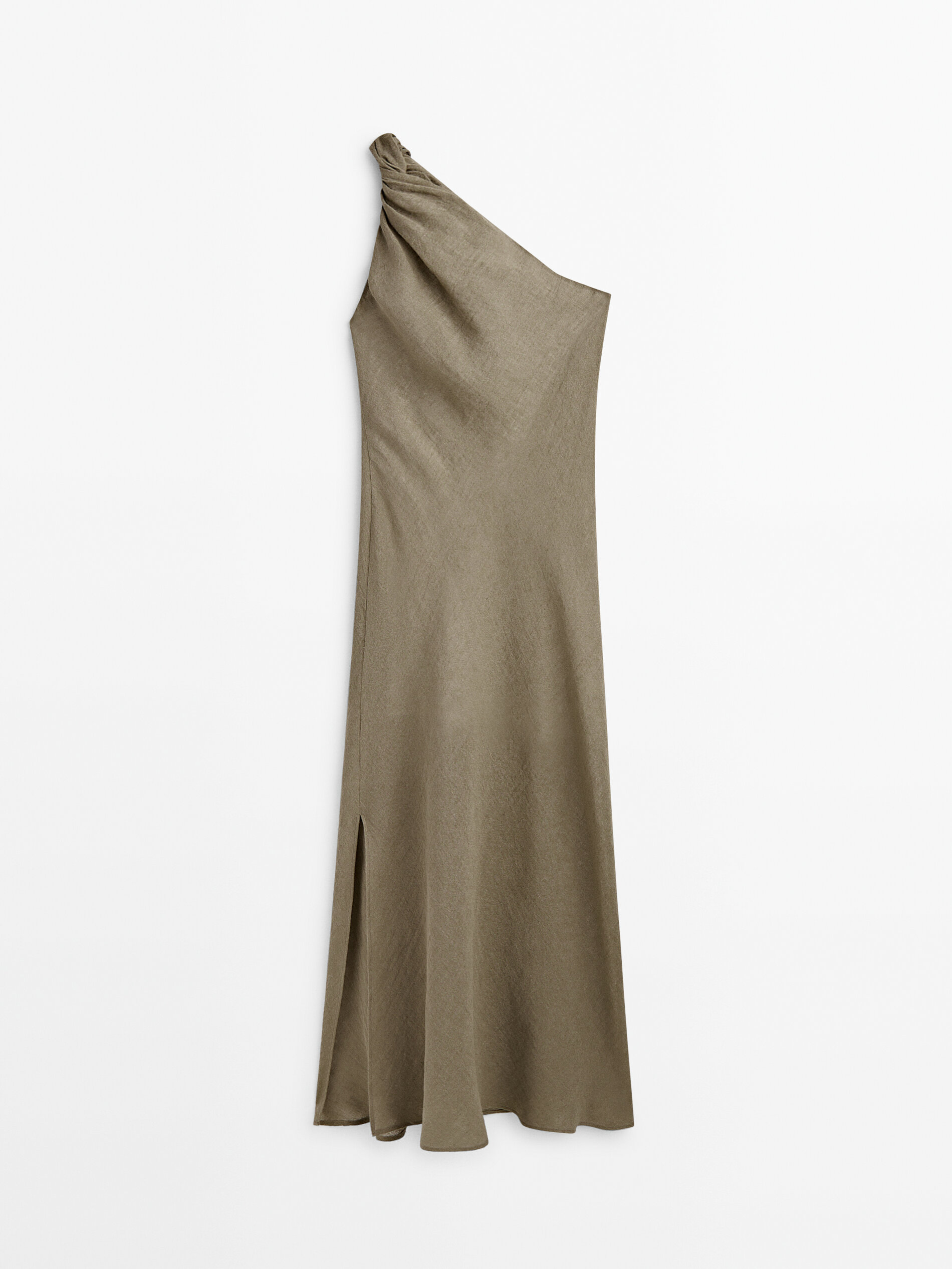 Vestido assimétrico com relevo - Stone