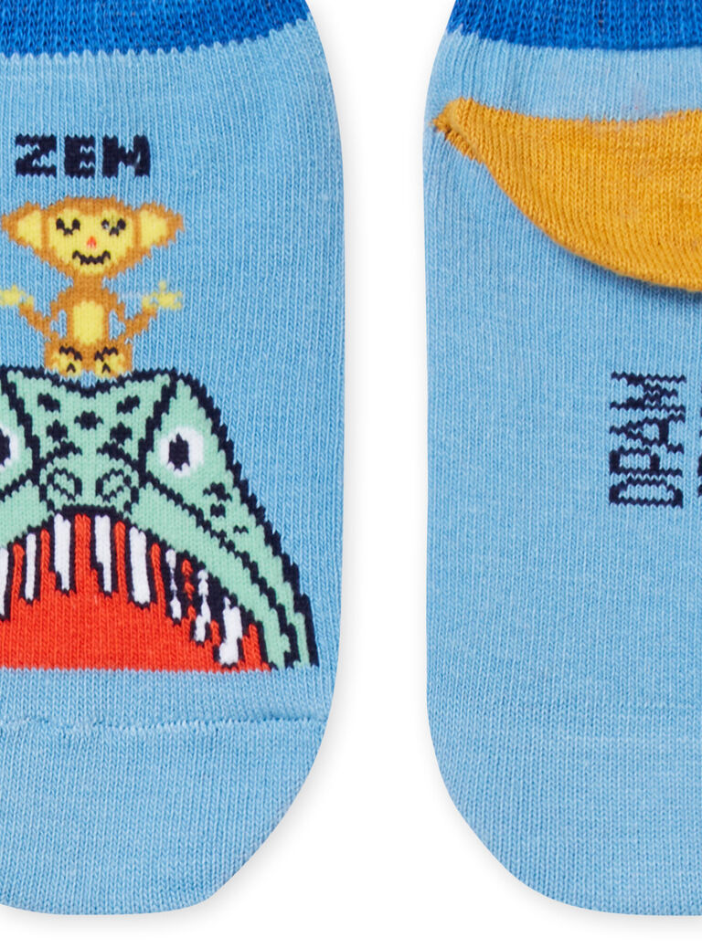 Chaussettes bleues enfant garçon