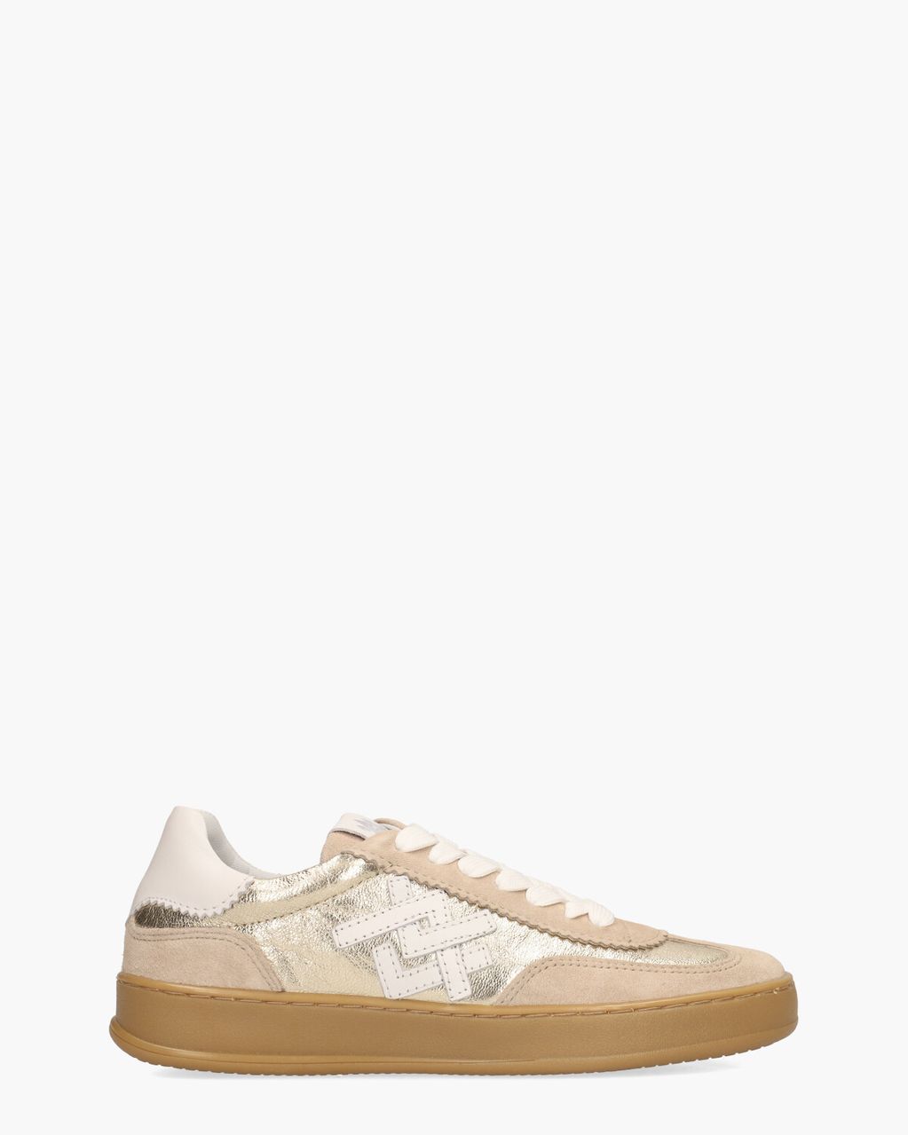 Si Willeke Goud/Beige Damessneakers
