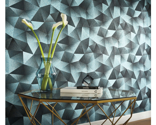 Vliesbehang 10216-19 GMK Fashion for Walls 3 Grafisch turquoise