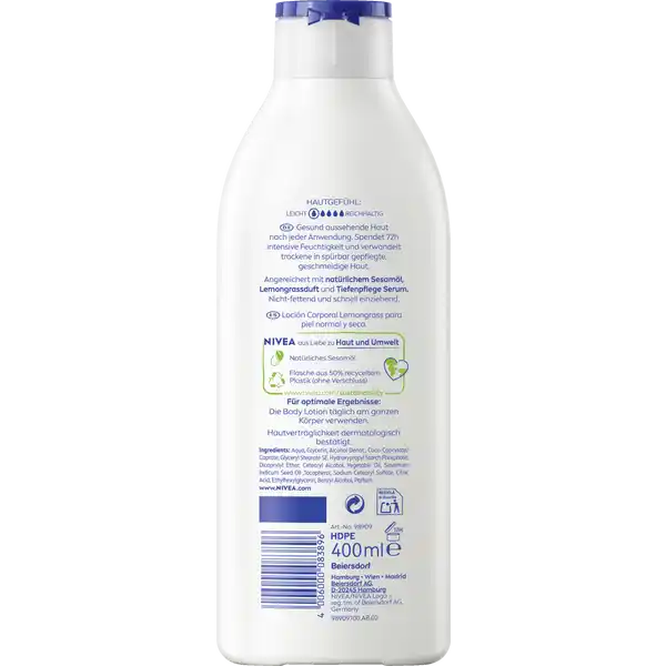 Body Lotion Lemongrass & Pflege