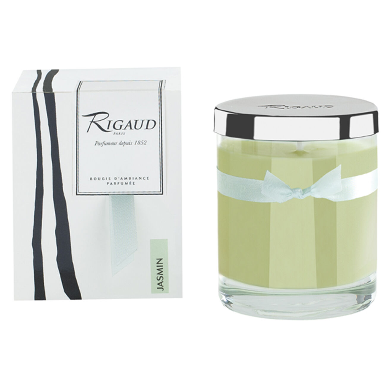 Rigaud Bougie parfumée moyen modèle Jasmin - 1 mèche 60h