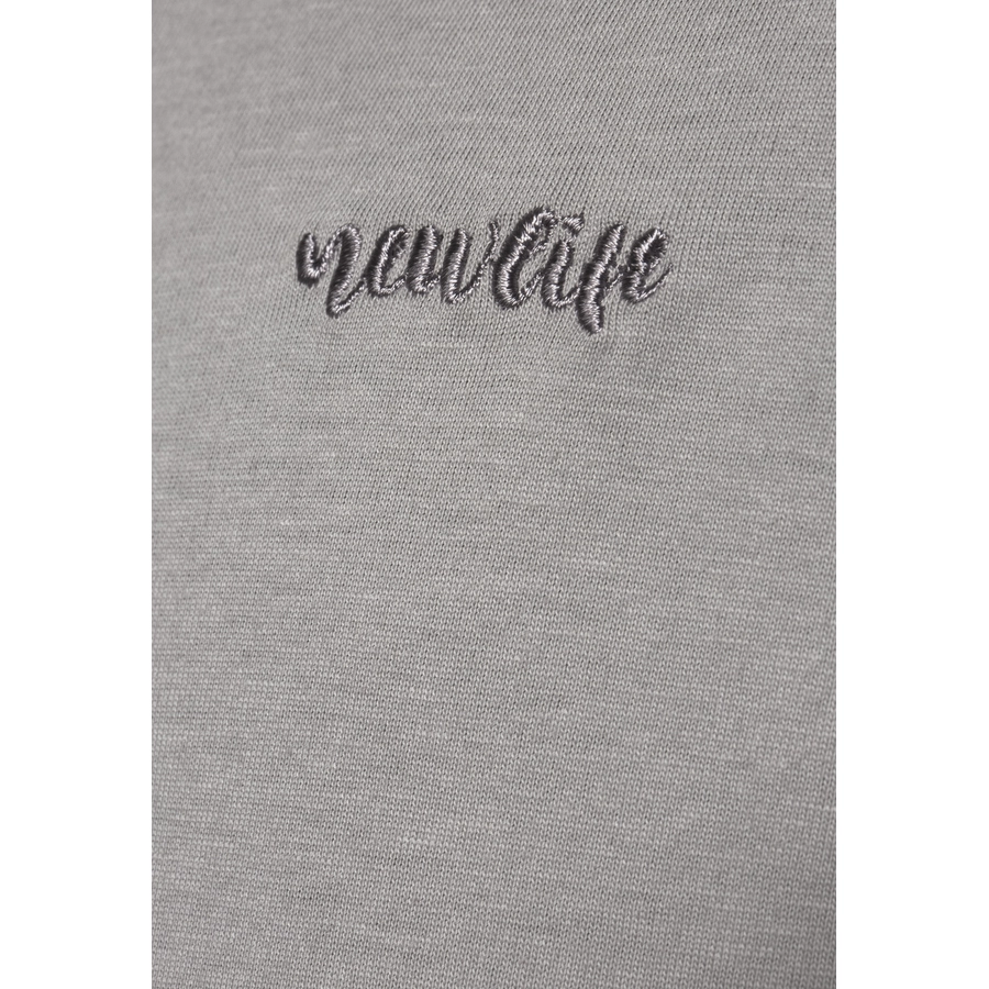 New Life T-Shirt Basic T-Shirt grau