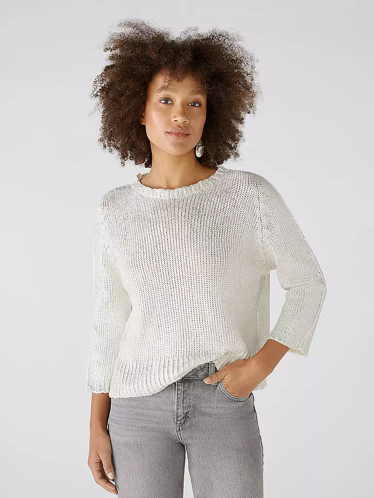 OUÍ Pullover  silber