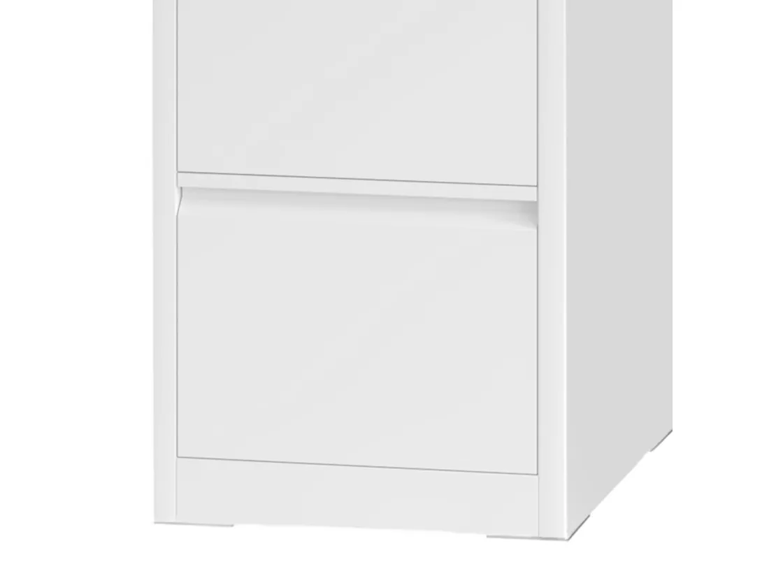 YITAHOME Armoire de classement, Acier allié, Blanc, Taille Unique