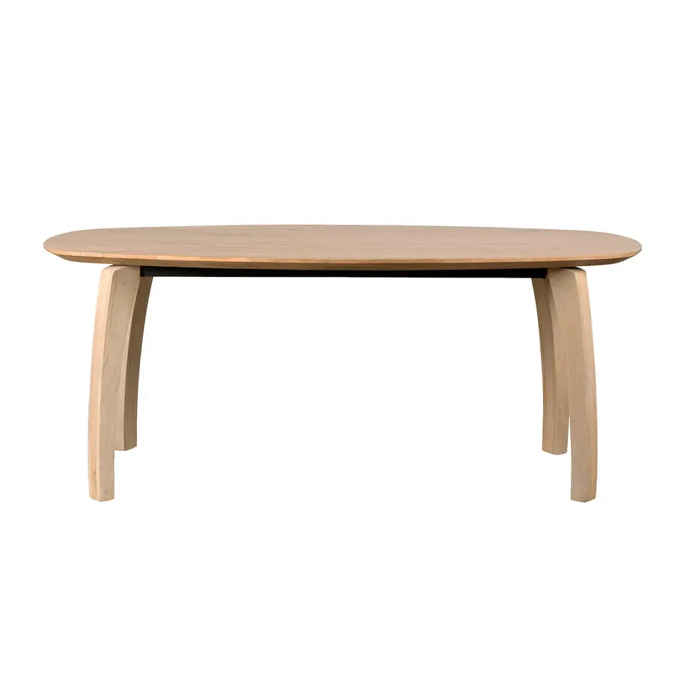 Lewis & Loft Eettafel Luna – Deens ovaal – 180x100 cm – Naturel