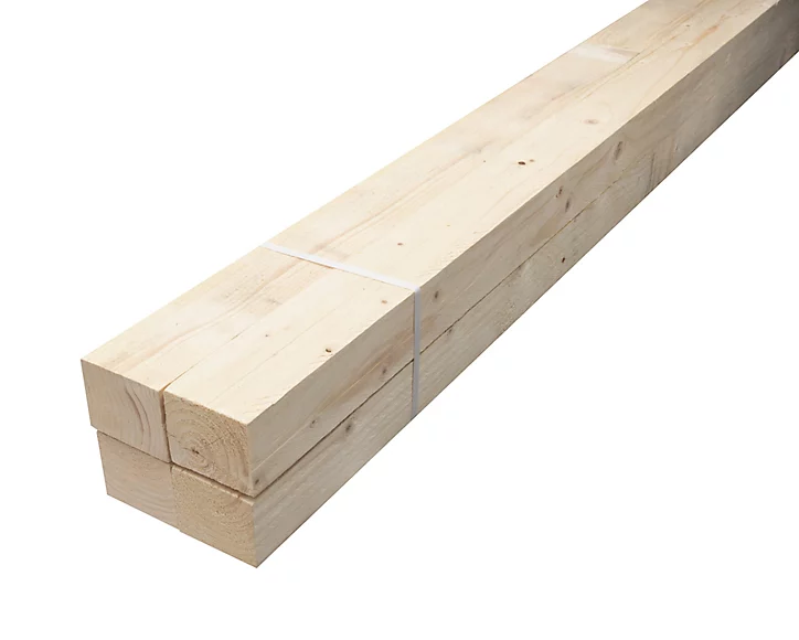 Chevron brut ép 63 mm x l 75 mm x L 2 400 mm - 4 paquets