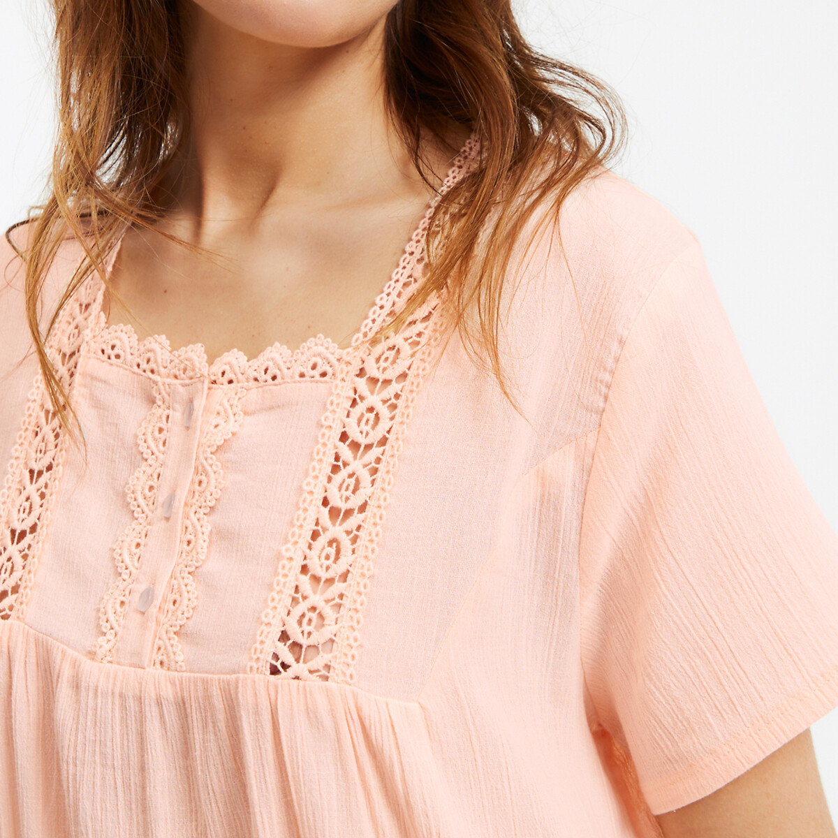 ANNE WEYBURN<br>Camisola em crepe katoen